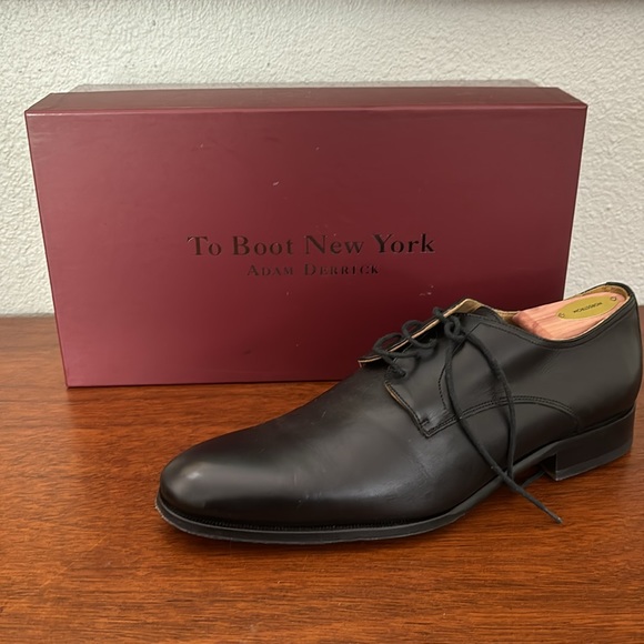 To Boot New York Declan Plain Toe Black Size 8 - Picture 4 of 5